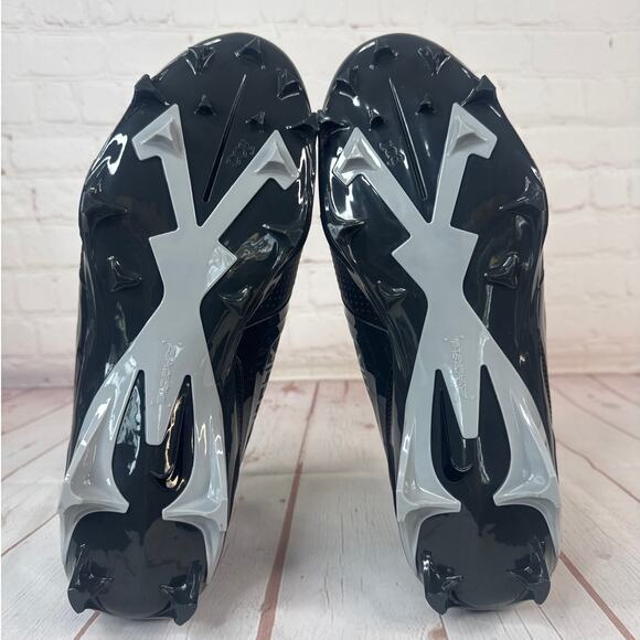 Nike Alpha Menace 4 Pro Black Smoke Grey Football Cleats Mens Sz 9 (FD7037-001) - Picture 9 of 10